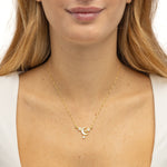 Carica l'immagine nella Galleria, Collana con Luna Madreperla e Stelle