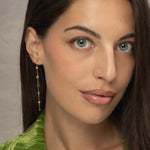 Carica l'immagine nella Galleria, Orecchini Pendenti Astro