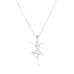 Carica l'immagine nella Galleria, Collana Ballerina zirconi