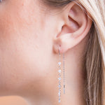 Carica l'immagine nella Galleria, Orecchino a filo Cometa