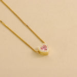 Carica l'immagine nella Galleria, Collana Con Cuore Zirconato