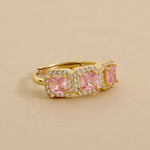 Carica l'immagine nella Galleria, Anello Trilogy Quadrato