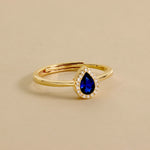 Carica l'immagine nella Galleria, Anello Con Goccia Zirconata