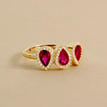 Carica l'immagine nella Galleria, Anello Trilogy Goccia