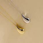 Carica l'immagine nella Galleria, Collana Con Goccia Hoops