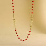 Carica l'immagine nella Galleria, Girocollo Rosario Pietre Colorate