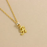 Carica l'immagine nella Galleria, Collana Con Iniziale Micro