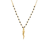 Carica l'immagine nella Galleria, Collana Rosario con Pendente Portafortuna