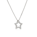 Carica l'immagine nella Galleria, Collana con stella in zirconi