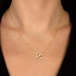 Carica l'immagine nella Galleria, Collana Cuore Infinito