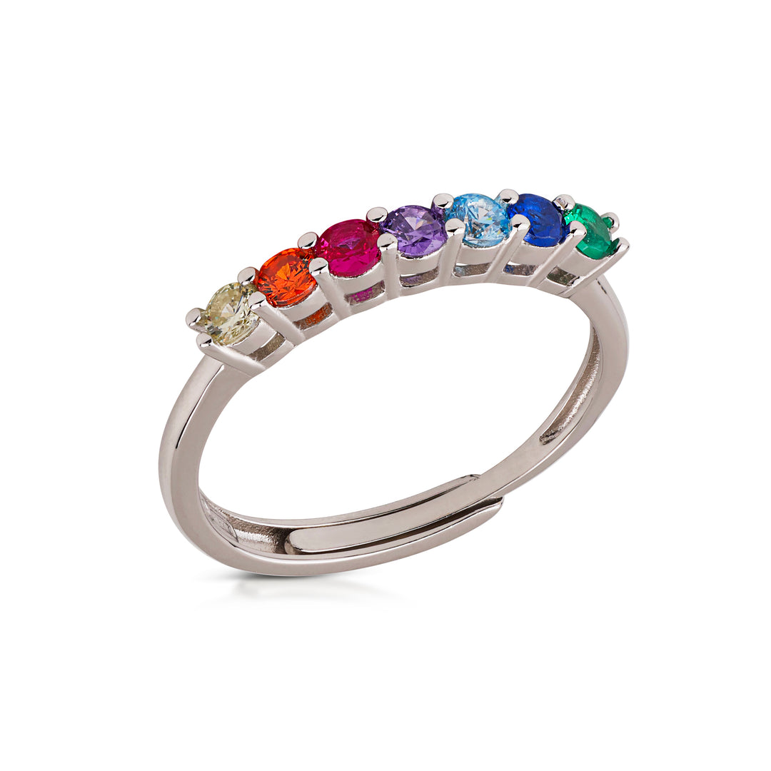 Anello Multicolore Pietre