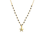 Carica l'immagine nella Galleria, Collana Rosario con Pendente Zirconato Cuore e Stella
