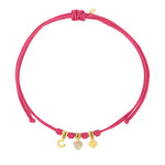 Carica l'immagine nella Galleria, Choker Cordino con Tris Porta Fortuna