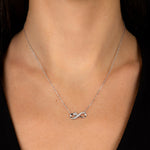 Carica l'immagine nella Galleria, Collana con infinito e cuore zircone