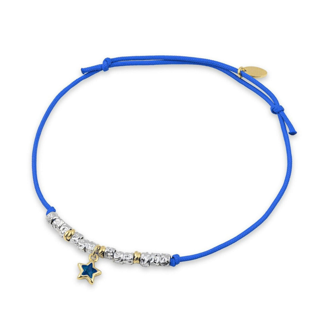 Bracciale pepite pietra di luce stella