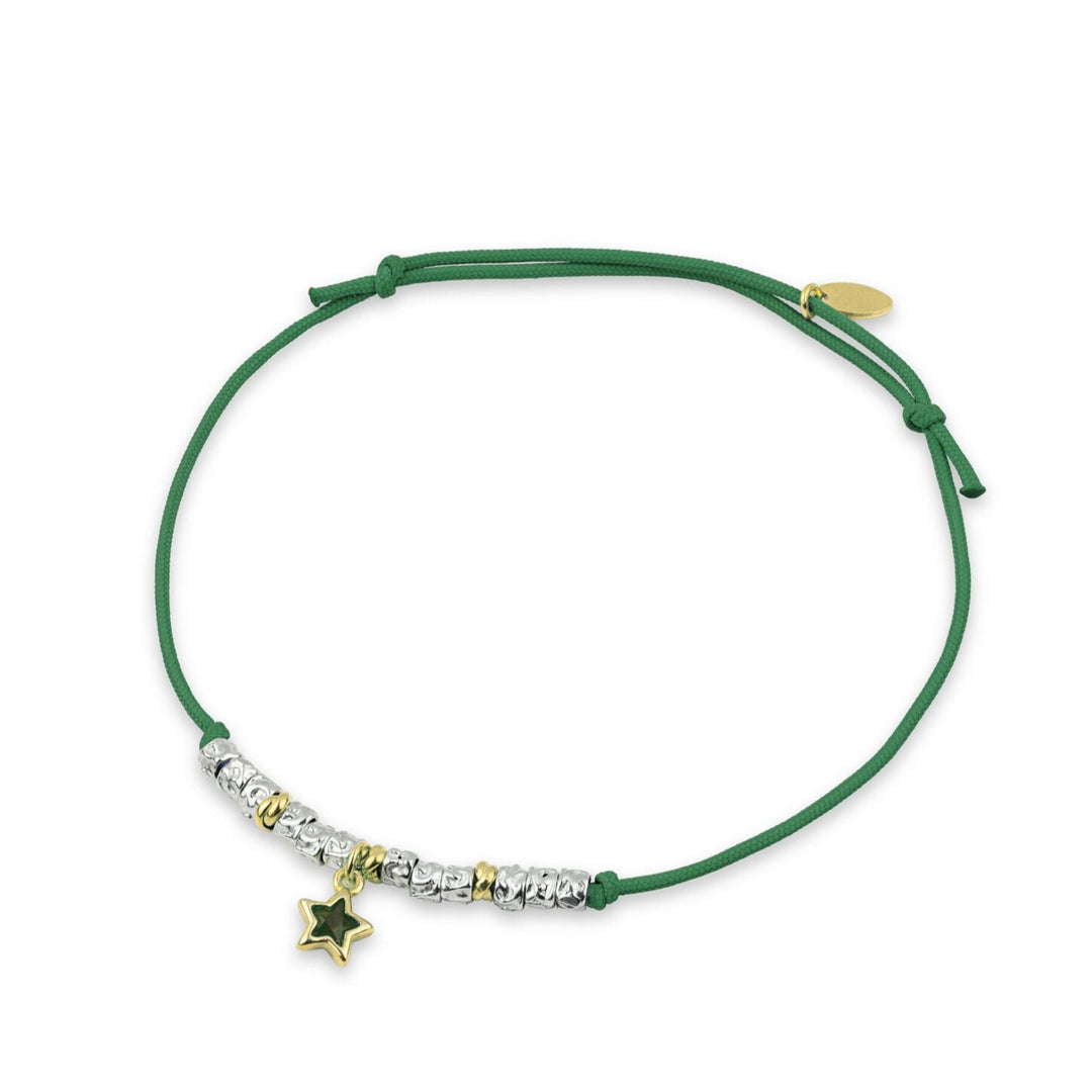 Bracciale pepite pietra di luce stella