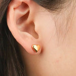 Carica l'immagine nella Galleria, Orecchini Cuore Bombato