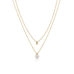 Carica l'immagine nella Galleria, Collana Doppia con Sfera e Perla