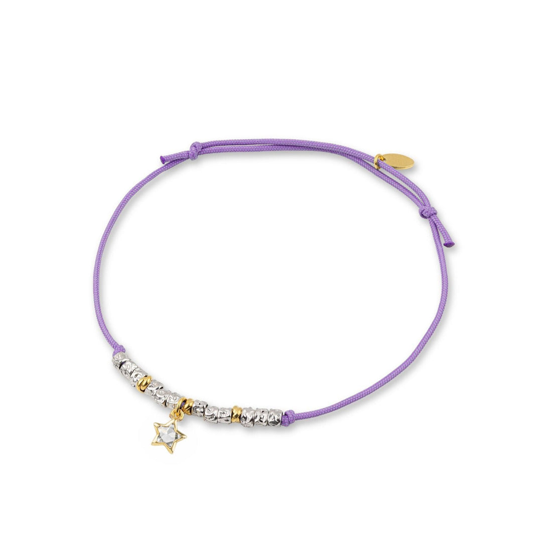 Bracciale pepite pietra di luce stella