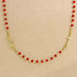 Carica l'immagine nella Galleria, Girocollo Rosario Pietre Colorate