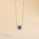 Carica l'immagine nella Galleria, Collana Con Quadrato Zirconato