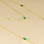 Carica l'immagine nella Galleria, Collana Baguette