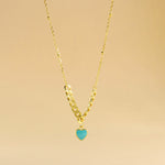 Carica l'immagine nella Galleria, Collana Con Cuore Smaltato