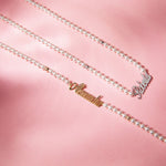 Carica l'immagine nella Galleria, Bracciale Con Perle e Nome