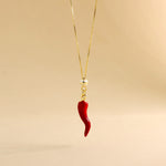 Carica l'immagine nella Galleria, Collana Con Corno Grande