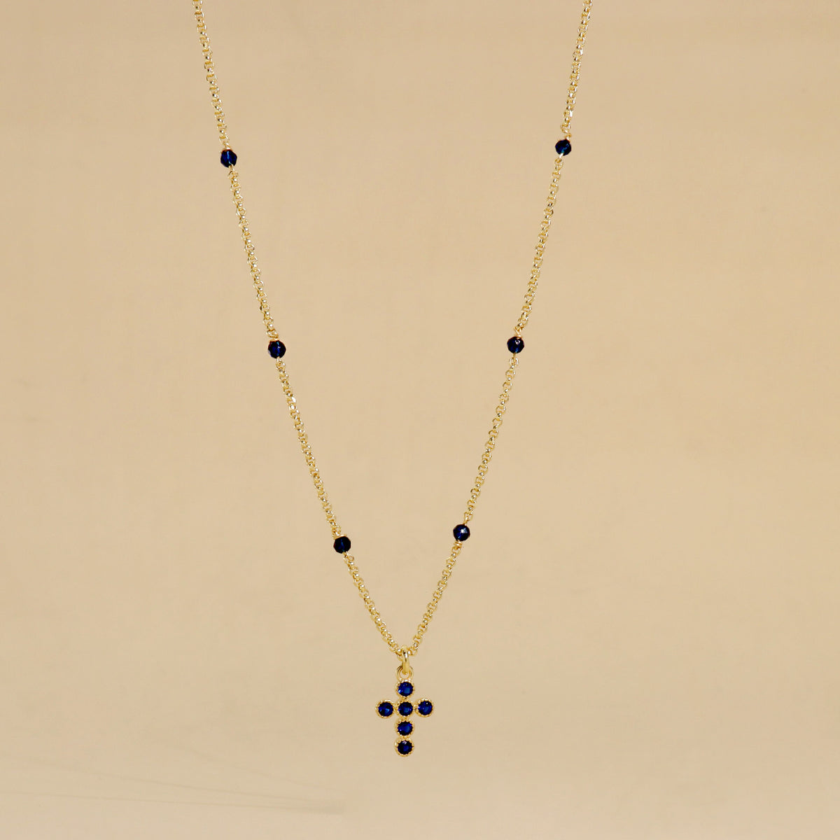 COLLANA IN ORO BIANCO CON DIAMANTI E PIETRA PREZIOSA - Alfieri & St. John COLLANA IN ORO BIANCO CON DIAMANTI E PIETRA PREZIOSA - Alfieri & St. John