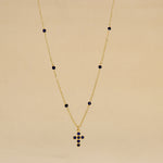 Carica l'immagine nella Galleria, Collana con Pietre Colorate e Croce