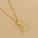 Carica l'immagine nella Galleria, Collana Con Iniziale Strass