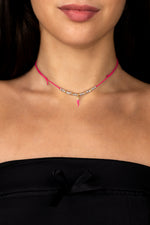 Carica l'immagine nella Galleria, Set Duo Choker con Pepite