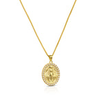 Carica l'immagine nella Galleria, Collana Medaglietta Madonna