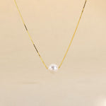 Carica l'immagine nella Galleria, Collana Con Perla Da 6 MM