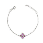 Carica l'immagine nella Galleria, Bracciale con Pendente Fiore