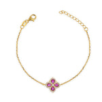 Carica l'immagine nella Galleria, Bracciale con Pendente Fiore