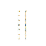 Carica l'immagine nella Galleria, Orecchini Pendenti Astro