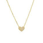 Carica l'immagine nella Galleria, Collana Cuore Pavé