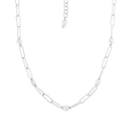 Carica l'immagine nella Galleria, Collana Rettangolare Con Perline