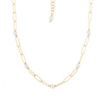 Carica l'immagine nella Galleria, Collana Rettangolare Con Perline