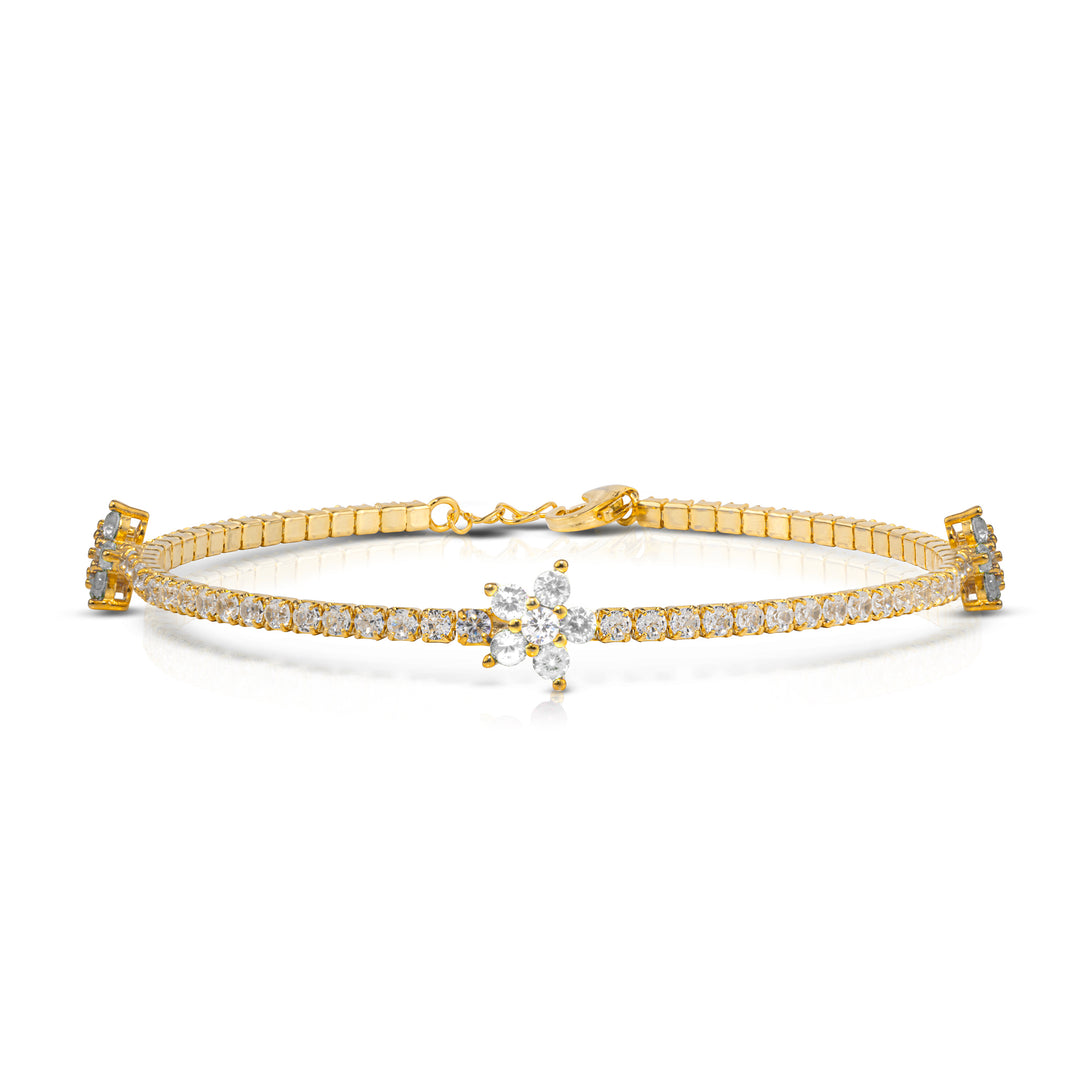 Bracciale Tennis Fiore Tris