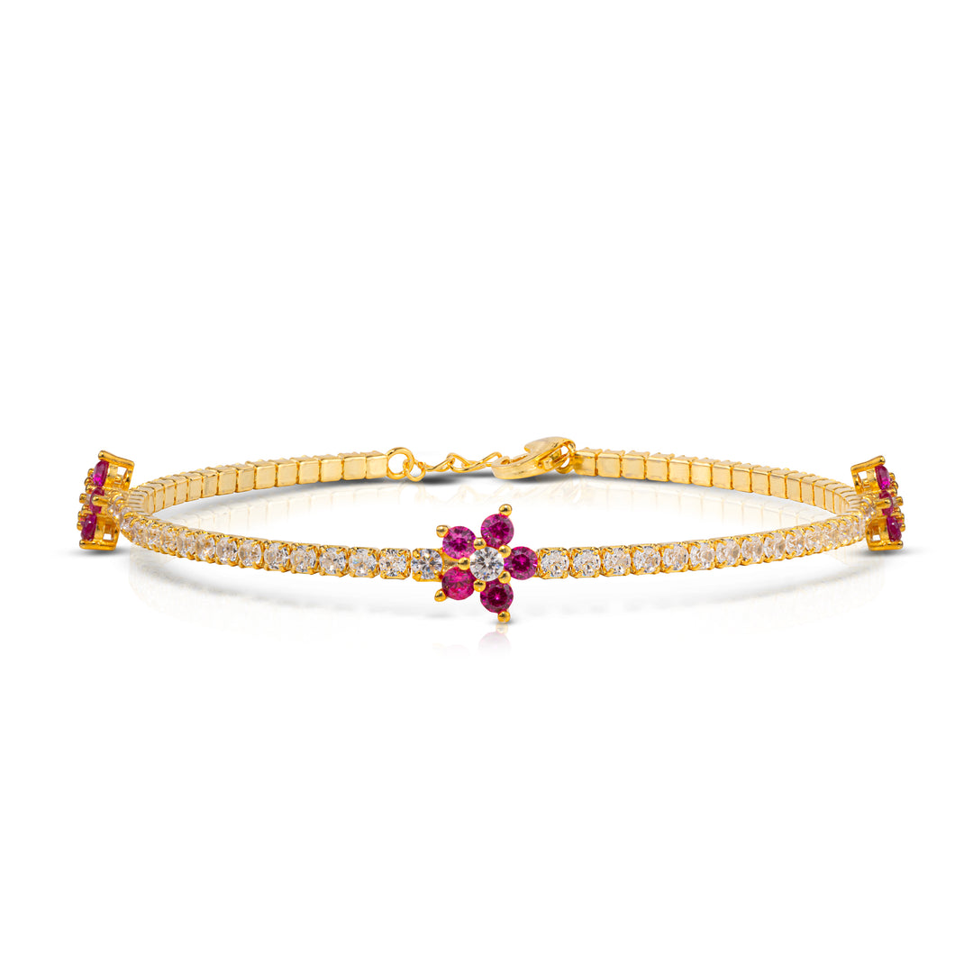 Bracciale Tennis Fiore Tris