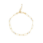 Carica l'immagine nella Galleria, Bracciale Rettangolare Con Perline