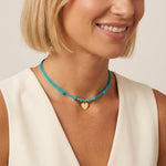 Carica l'immagine nella Galleria, Choker Cordino con Cuore Tiffany