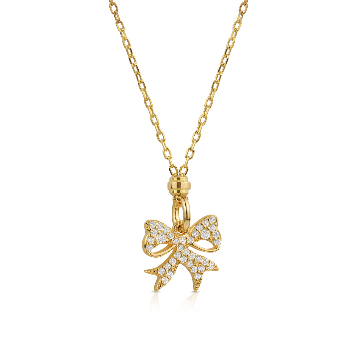 Collana Halo JO WISDOM In Argento 925 Con Zirconia Cubica 3A, Catena 45+3 Cm, Regalo