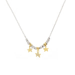 Carica l'immagine nella Galleria, Collana Pepite Con Pendenti Strass