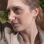 Carica l'immagine nella Galleria, Orecchini A Cerchio "Chiara"