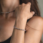 Carica l'immagine nella Galleria, Bracciale Cordino Pepite