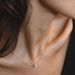 Carica l'immagine nella Galleria, Collana Con Perla Da 6 MM